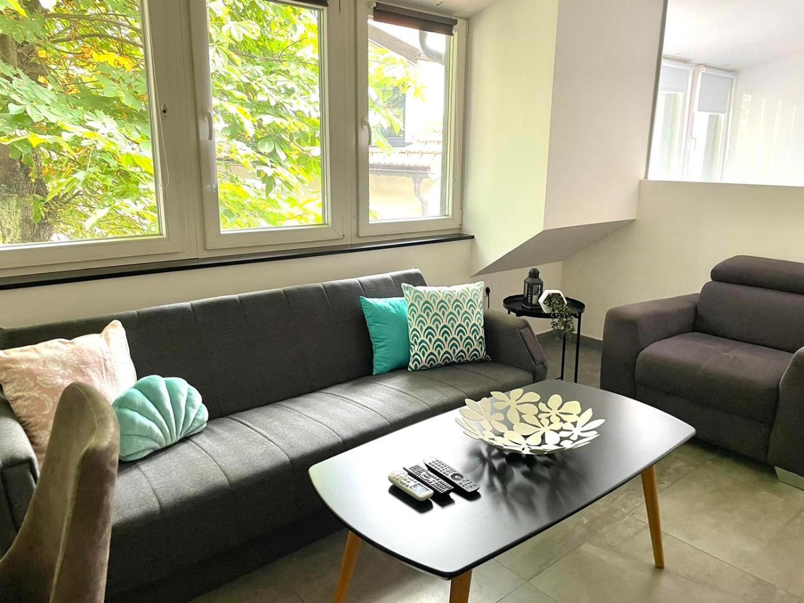 Khan Apartments Ljubljana Rum bild